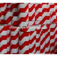 High yield strength red/white pe barrier tape